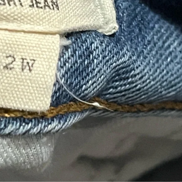 Madewell Women's Curvy Perfect Vintage Straight Leg Blue Jeans 22W - Picture 6 of 9
